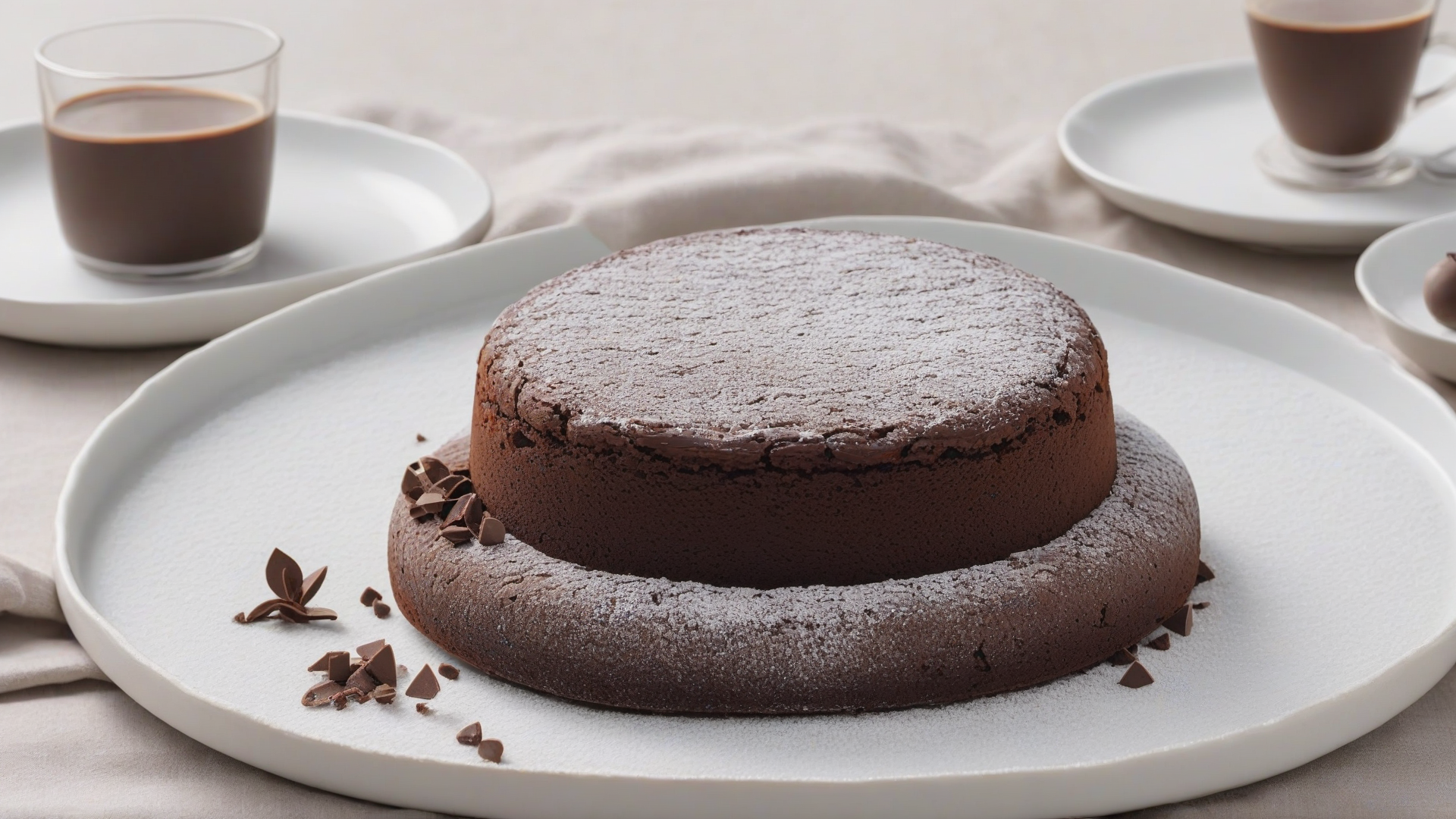 torta semplice al cioccolato